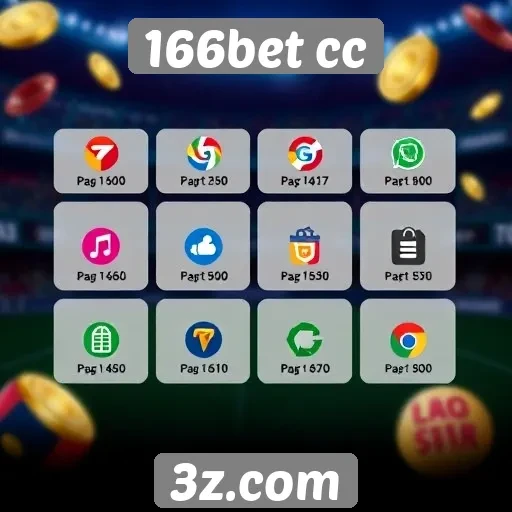 Métodos de pagamento disponíveis no 166bet cc