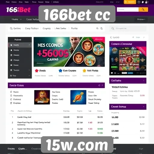Interface do usuário do 166bet cc sob análise